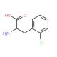 2-Chloro-D-phenylalanine (CAS 80126-50-7) - chemical structure image