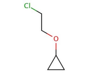 (2-Chloro-ethoxy)-cyclopropane (CAS 17714-18-0) - chemical structure image