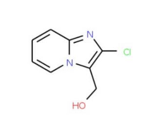 (2-Chloro-imidazo[1,2-a]pyridin-3-yl)-methanol - chemical structure image