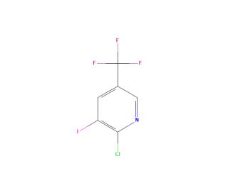 2-Chloro-iodo-5-(trifluoromethyl)-pyridine (CAS 505084-56-0) - chemical structure image