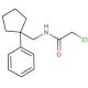 2-chloro-N-[(1-phenylcyclopentyl)methyl]acetamide - chemical structure image