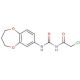 2-chloro-N-[(3,4-dihydro-2H-1,5-benzodioxepin-7-ylamino)carbonyl]acetamide - chemical structure image