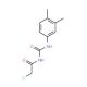 2-chloro-N-{[(3,4-dimethylphenyl)amino]carbonyl}acetamide (CAS 103405-98-7) - chemical structure image