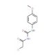 2-chloro-N-{[(4-methoxyphenyl)amino]carbonyl}acetamide (CAS 13558-78-6) - chemical structure image