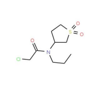 2-chloro-N-(1,1-dioxidotetrahydrothien-3-yl)-N-propylacetamide - chemical structure image