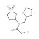2-chloro-N-(1,1-dioxidotetrahydrothien-3-yl)-N-(tetrahydrofuran-2-ylmethyl)acetamide - chemical structure image