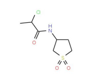 2-chloro-N-(1,1-dioxidotetrahydrothien-3-yl)propanamide - chemical structure image