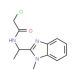 2-Chloro-N-[1-(1-methyl-1H-benzimidazol-2-yl)-ethyl]acetamide - chemical structure image