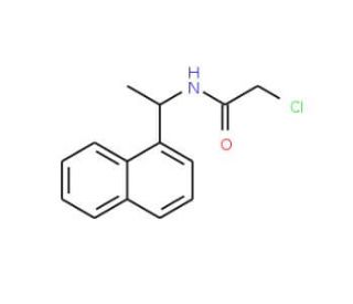 2-chloro-N-[1-(1-naphthyl)ethyl]acetamide - chemical structure image
