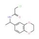 2-chloro-N-[1-(2,3-dihydro-1,4-benzodioxin-6-yl)ethyl]acetamide - chemical structure image