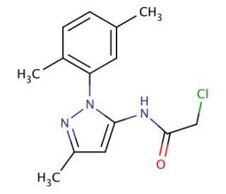 Chloro N Dimethylphenyl Methyl H Pyrazol Yl Acetamide