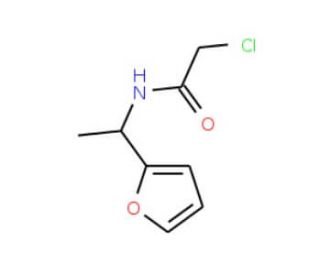 2-chloro-N-[1-(2-furyl)ethyl]acetamide - chemical structure image