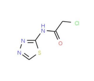 2-chloro-N-1,3,4-thiadiazol-2-ylacetamide (CAS 4454-63-1) - chemical structure image