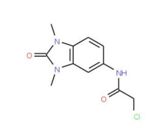 2-Chloro-N-(1,3-dimethyl-2-oxo-2,3-dihydro-1H-benzoimidazol-5-yl)-acetamide - chemical structure image