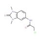 2-Chloro-N-(1,3-dimethyl-2-oxo-2,3-dihydro-1H-benzoimidazol-5-yl)-acetamide - chemical structure image