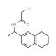 2-chloro-N-[1-(5,6,7,8-tetrahydronaphthalen-2-yl)ethyl]acetamide - chemical structure image