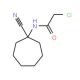2-chloro-N-(1-cyanocycloheptyl)acetamide (CAS 78735-01-0) - chemical structure image