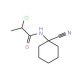2-chloro-N-(1-cyanocyclohexyl)propanamide - chemical structure image