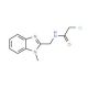 2-Chloro-N-(1-methyl-1H-benzoimidazol-2-ylmethyl)-acetamide - chemical structure image