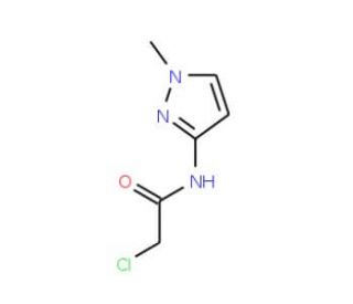 2-Chloro-N-(1-methyl-1H-pyrazol-3-yl)-acetamide (CAS 957510-87-1) - chemical structure image