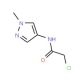 2-Chloro-N-(1-methyl-1H-pyrazol-4-yl)-acetamide (CAS 957261-64-2) - chemical structure image