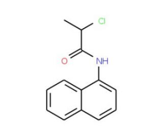 2-chloro-N-1-naphthylpropanamide (CAS 22302-58-5) - chemical structure image