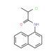 2-chloro-N-1-naphthylpropanamide (CAS 22302-58-5) - chemical structure image