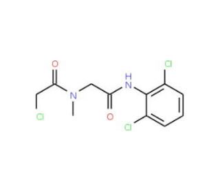2-chloro-N-{2-[(2,6-dichlorophenyl)amino]-2-oxoethyl}-N-methylacetamide - chemical structure image