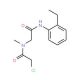 2-chloro-N-{2-[(2-ethylphenyl)amino]-2-oxoethyl}-N-methylacetamide - chemical structure image