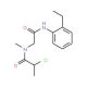 2-chloro-N-{2-[(2-ethylphenyl)amino]-2-oxoethyl}-N-methylpropanamide - chemical structure image