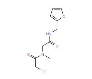 2-chloro-N-{2-[(2-furylmethyl)amino]-2-oxoethyl}-N-methylacetamide - chemical structure image