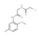 2-chloro-N-{2-[(2-methoxy-5-methylphenyl)amino]-2-oxoethyl}acetamide - chemical structure image