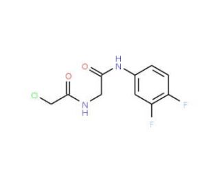 2-chloro-N-{2-[(3,4-difluorophenyl)amino]-2-oxoethyl}acetamide - chemical structure image