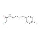2-chloro-N-{2-[(4-chlorobenzyl)thio]ethyl}acetamide - chemical structure image
