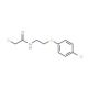 2-chloro-N-{2-[(4-chlorophenyl)thio]ethyl}acetamide (CAS 104864-59-7) - chemical structure image