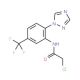 2-chloro-N-[2-(1H-1,2,4-triazol-1-yl)-5-(trifluoromethyl)phenyl]acetamide - chemical structure image