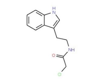 2-chloro-N-[2-(1H-indol-3-yl)ethyl]acetamide (CAS 52191-26-1) - chemical structure image