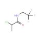2-chloro-N-(2,2,2-trifluoroethyl)propanamide (CAS 139126-57-1) - chemical structure image