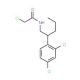 2-Chloro-N-[2-(2,4-dichloro-phenyl)-pentyl]-acetamide - chemical structure image