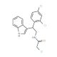 2-chloro-N-[2-(2,4-dichlorophenyl)-2-(1H-indol-3-yl)ethyl]acetamide - chemical structure image