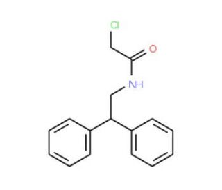 2-chloro-N-(2,2-diphenylethyl)acetamide - chemical structure image