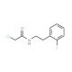 2-chloro-N-[2-(2-fluorophenyl)ethyl]acetamide (CAS 141463-68-5) - chemical structure image