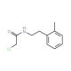 2-chloro-N-[2-(2-methylphenyl)ethyl]acetamide (CAS 141463-66-3) - chemical structure image