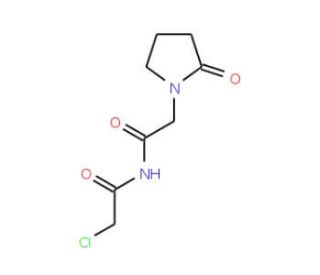 2-Chloro-N-[2-(2-oxo-pyrrolidin-1-yl)-acetyl]-acetamide - chemical structure image