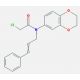 2-chloro-N-2,3-dihydro-1,4-benzodioxin-6-yl-N-3-phenylprop-2-enyl]acetamide (CAS 851452-56-7) - chemical structure image