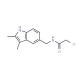 2-Chloro-N-(2,3-dimethyl-1H-indol-5-ylmethyl)-acetamide - chemical structure image