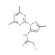 2-Chloro-N-[2-(4,6-dimethyl-pyrimidin-2-yl)-5-methyl-2H-pyrazol-3-yl]-acetamide - chemical structure image