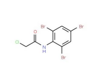 2-chloro-N-(2,4,6-tribromophenyl)acetamide (CAS 89892-46-6) - chemical structure image