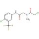 2-chloro-N-(2-{[4-chloro-3-(trifluoromethyl)phenyl]amino}-2-oxoethyl)-N-methylacetamide - chemical structure image