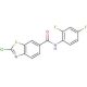 2-chloro-N-(2,4-difluorophenyl)benzo[d]thiazole-6-carboxamide - chemical structure image